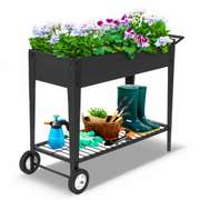 Raised Garden Bed with Legs Outdoor Raised Planter Box
