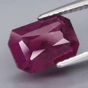 Rich violet red 4.12ct unheated Winza Ruby