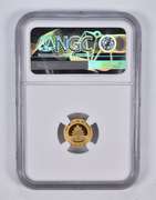 MS69 2001 China 20 Yuan Panda 1/20 Oz. .999 Fine Gold Coin NGC