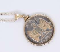 1940 Italian Coin Pendant Necklace
