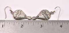 Hot Air Balloon Earrings In Sterling Silver