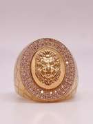 14kt Solid Yellow Gold Men's Ring