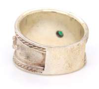 925 Sterling Silver Claddagh Wide Band