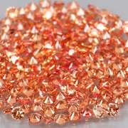 Excellent 3.07ct diamond cut Songean Sapphire set