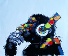 UNIQUE AND BEAUTIFUL PAINTING ON CANVAS