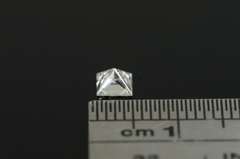 GIA 0.39 Ct Princess Cut F Color SI2 Clarity Diamond