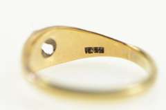 14K Yellow Gold 3.0mm Victorian Scalloped Engagement Setting Ring