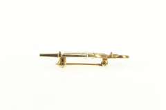 10K Yellow Gold Gamma Pi Epsilon Ornate Greek Letter Lapel Pin/Brooch