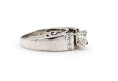 Dazzling White Gold Princess Cut Diamond Engagement Ring