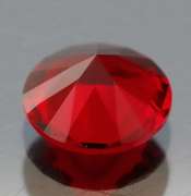 Stunning cherry red 1.43ct created Ruby solitaire
