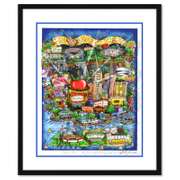 There's Music In NY, NJ, & LI Too (Blue) by Fazzino, Charles