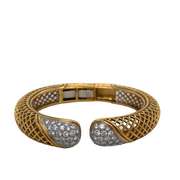 15.65ct.-18K GOLD UNIQUE ESTATE JEWELRY SET