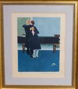 Extremely rare and collectable hand signed Norman Rockwell