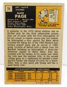 1971 Alan Page Topps Football Card