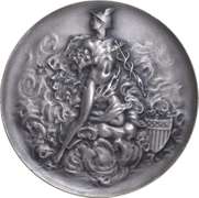 1962 Victor David Brenner Mercury 7 Troy Oz. .999 Fine Silver Medal