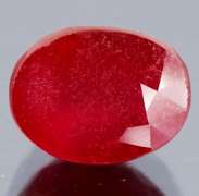Stunning 9.33ct deep blood red Ruby center stone
