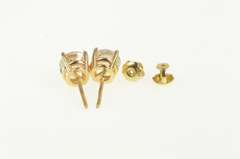 14K Yellow Gold 1.75 Ctw Diamond Solitaire Classic Stud Earrings