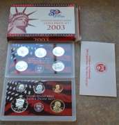2003 US Silver Proof Set OGP