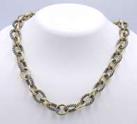 David Yurman oval Link Chain Necklace