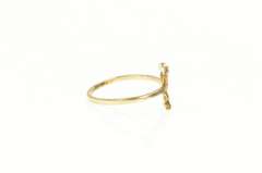 10K Yellow Gold Cat Stylized Kitten Kitty Animal Lover Ring