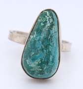 Vintage 925 Sterling Silver Gemstone Ring