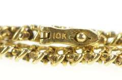 10K Yellow Gold 1.00 Ctw Classic Diamond Tennis Vintage Bracelet