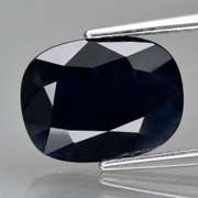 Heated only! 4.01ct midnight blue Sapphire