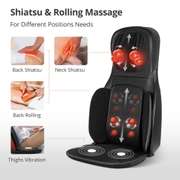 Neck And Back Massager With Heat Shiatsu Massage Chair