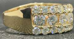 CHANNEL SET ROUND DIAMOND RING