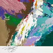 Mike Piazza (Signed by Piazza) by LeRoy Neiman (1921-2012)