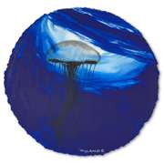 Blue Jellyfish Rising by Wyland Original