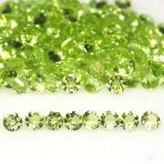 Diamond cut! Unheated! 11.95ct Peridot set