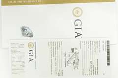 GIA 0.52 Ct Round Brilliant Cut D Color I1 Clarity Diamond