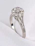 Sparkling Cluster of 9 Diamonds