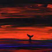Whale Tail by Wyland Original