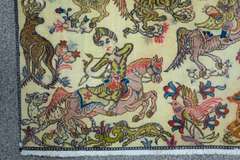 Unique Hunting/Floral Isfahan 2.10x1.8