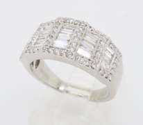Elegant Diamond Anniversary Band