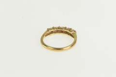 14K Yellow Gold Natural Ruby Classic Wedding Band Ring