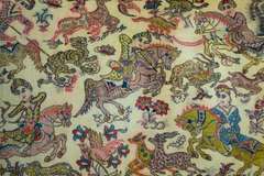 Unique Hunting/Floral Isfahan 2.10x1.8