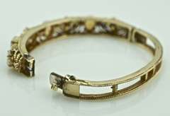 Colorful Opal Estate 14K Bangle