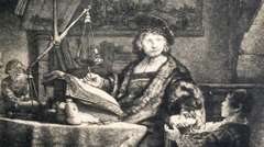 Rembrandt, original rare edition gravure
