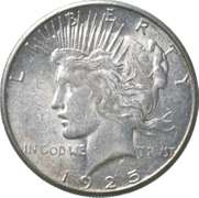 1925-S Peace Silver Dollar