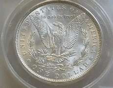 1890 Morgan Dol ANACS MS-61