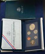 1990 Silver Prestige Proof Set In OGP