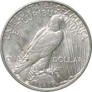1927-D Peace Silver Dollar
