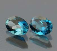 Incredible pair of matched 1.62ct London Blue Topaz