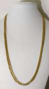 Feminine 24" 5-Strand Cable Link 14K Necklace