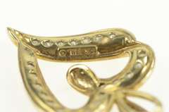 10K Yellow Gold 0.25 Ctw Diamond Heart Classic Love Vintage Pendant