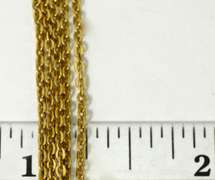 Feminine 24" 5-Strand Cable Link 14K Necklace