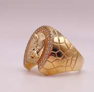 14kt Solid Yellow Gold Men's Ring